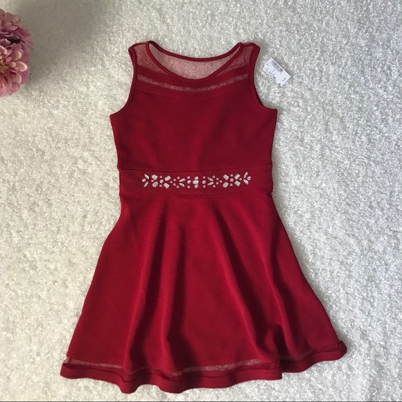 children's place red dress